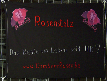 Das Dresdnerrosen-Banner